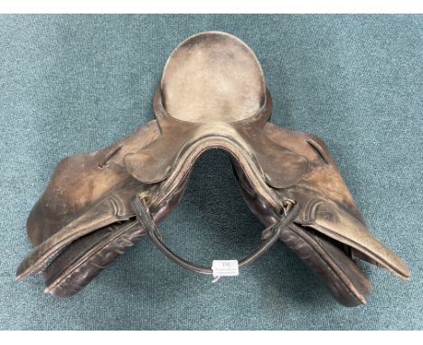 Vintage Leather Saddle 