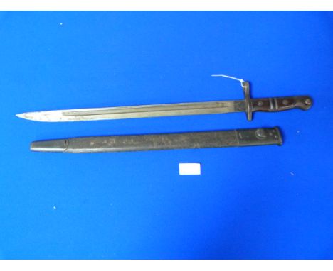 Remington Model 1905 Bayonet, 1913, Marked 12 15 with Scabbard 