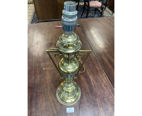 1930's Brass Table Lamp Base 