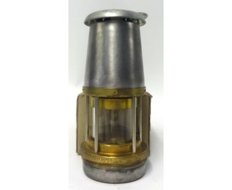A Wolf safety lamp, with original box and instructions.