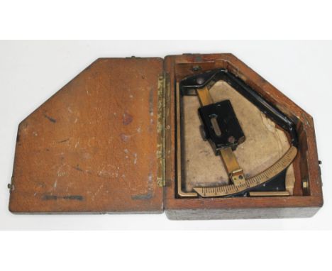 A WWII cased clinometer.  