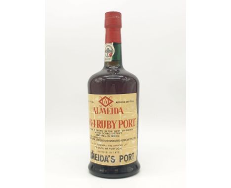 A BOTTLE OF 1964 ALMEIDA VINTAGE RUBY PORT. 