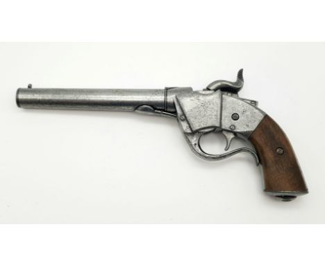 An Excellent Condition High Quality Vintage Full Working Action Metal and Wood Breach Loading Percussion Pistol 33cm long-Ful