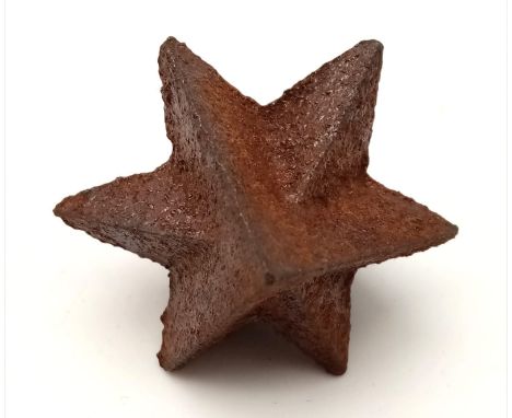WW2 US Psychological operations (PSYOP) A grossly overkill made tyre caltrop. These were made in the US and given to the resi