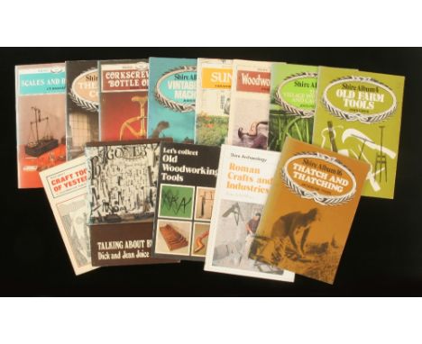 Dudley A. Layton; 1975 Let's Collect Old Woodworking Tools from the Jarolds Collectors Series, signed by the author and 12 ot