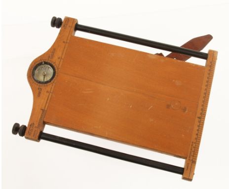 A Cavalry Officers sketching pad by J.W.HANDLEY Australia dated 1942 with floating compass and inclinometer (Jay Gaynor colle