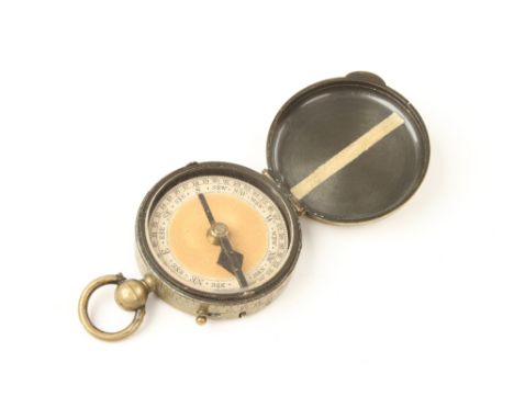 A Major.W Verner's Patent N.C.O brass cased compass by J.H.STEWARD (Jay Gaynor collection) G+
