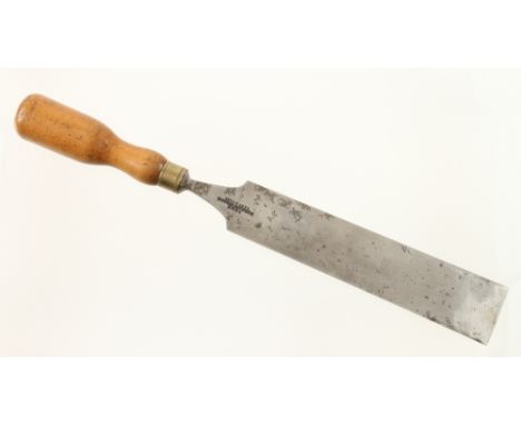 A rare 2" paring chisel by FENN Newgate Street with boxwood handle (Russell collection) G+