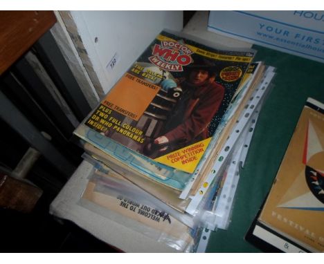 A collection of comics, to include: early original titles, some first issue, to include: Star Wars weekly, Marvel Spiderman, 