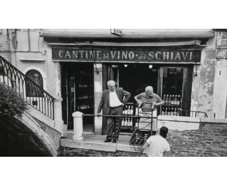 Sarah Quill (b. 1946), photograph of Vini Al Bottegon, Dorsouro, Venice 1992, signed, titled and numbered 1/25, digital fibre