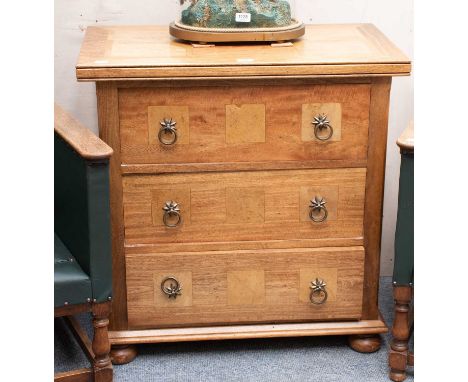  A Barker &amp; Stonehouse "Flagstone" Three Height Chest of Drawers, 81cm by 46cm 82cmA few minor marks to the top but other