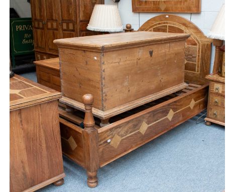 A Barker &amp; Stonehouse "Flagstone" Double Bed, 172cm by 215cm by 132cmGood condition