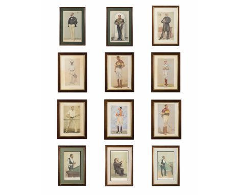 A COLLECTION OF TWELVE SPY COLOURED PRINTS/LITHOGRAPHS FOR VANITY FAIR, Framed (12)