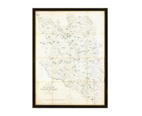 HODGES SMITH &amp; CO, (PUBLISHER), 104 GRAFTON ST, DUBLINA Map of the Meath &amp; Ward Hunting District 57 x 42cm