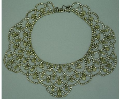 A vintage diamante collarette