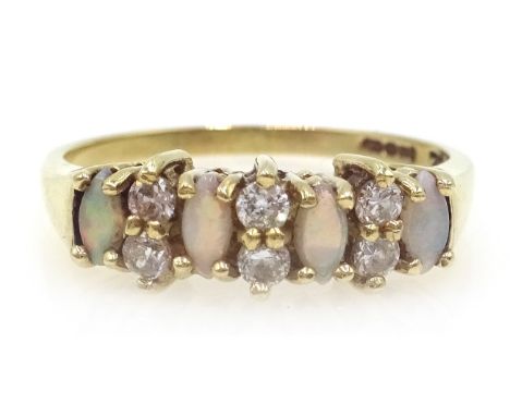 9ct gold opal dress ring hallmarked Condition Report Click here for further images, condition, auction times & delivery costs