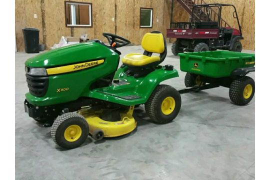 cart for john deere lawn mower