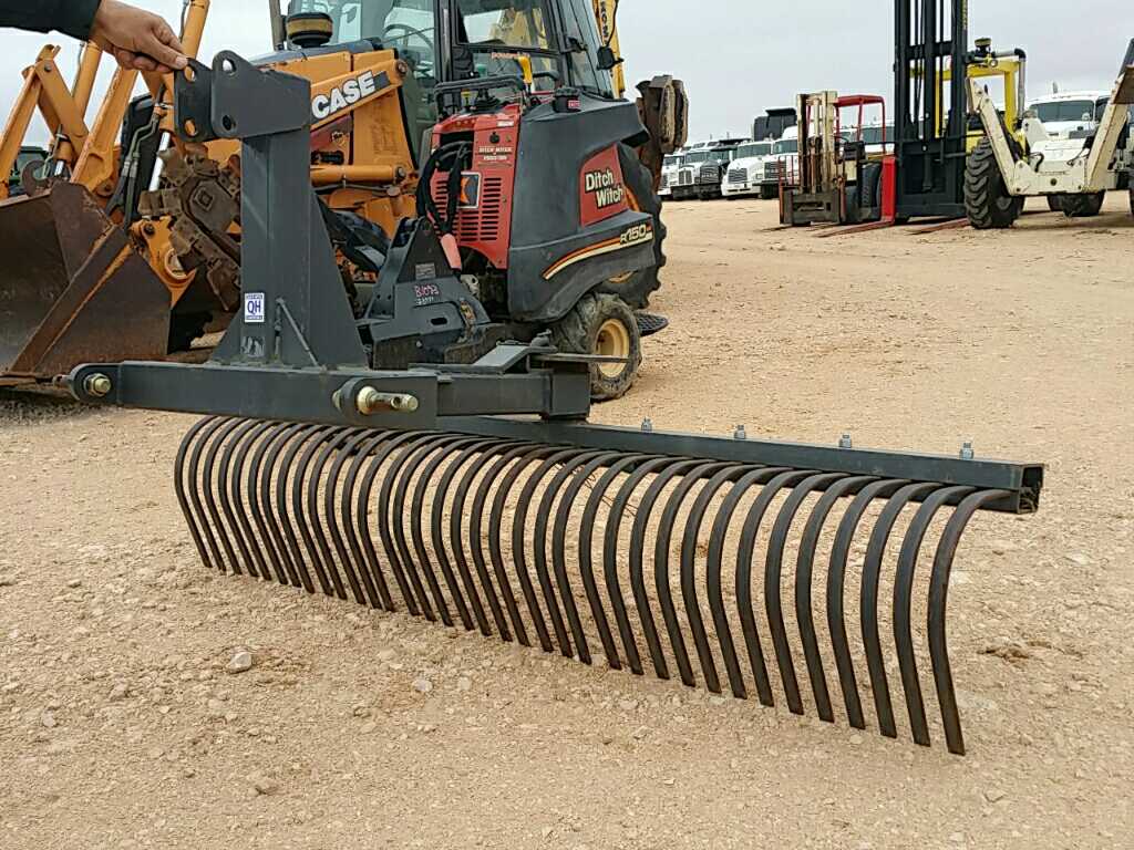 Tarter Rock Rake 6ft Wide, 3 point hitch