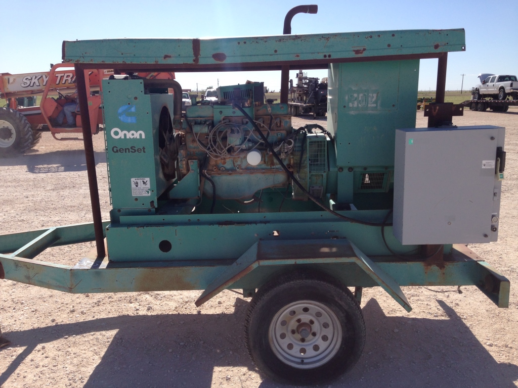 Cummins Onan Genset Generator With Trailer MODEL GGFB4046891 S