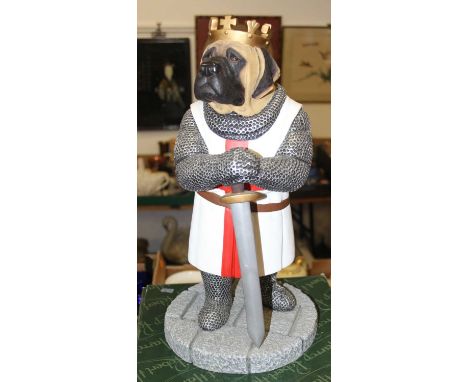 A Robert Harrop Doggie People figure of Mastiff Richard the Lionheart, limited edition 750, h.40cm; together with a Robert Ha