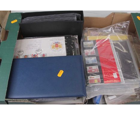 An album of Royal Mail  first day covers dating from the late 1970s to include British Wild Life, 50th Anniversary of the Pos