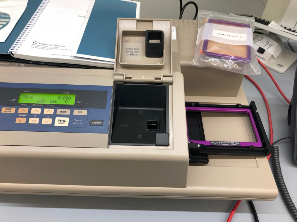 Molecular Devices Spectramax M5e Microplate Reader, SN MVE02039