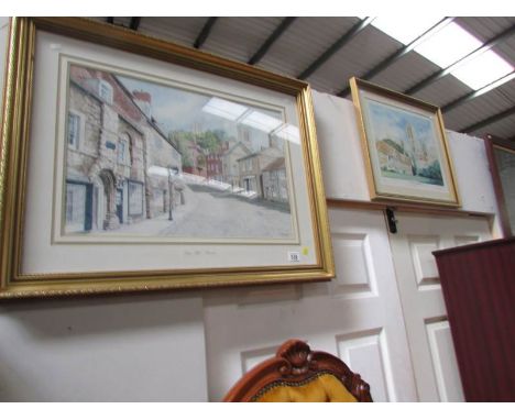2 framed and glazed Lincoln prints.