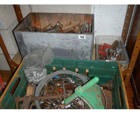 A large quantity of tools and other equipment.