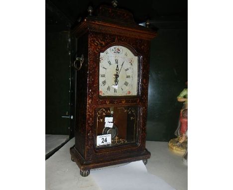 An old mantel clock.