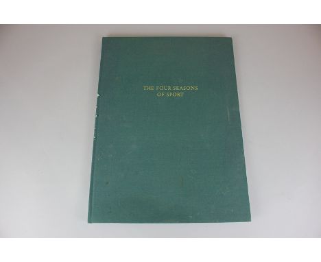 The Four Seasons of Sport by John Cadfryn-Roberts, Limited edition 8/500, with coloured prints of fox hunting, fishing, horse