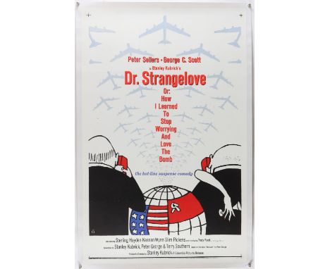 Dr. Strangelove or: How I Learned to Stop Worrying and Love the Bomb (1964) US One Sheet film poster, directed by Stanley Kub