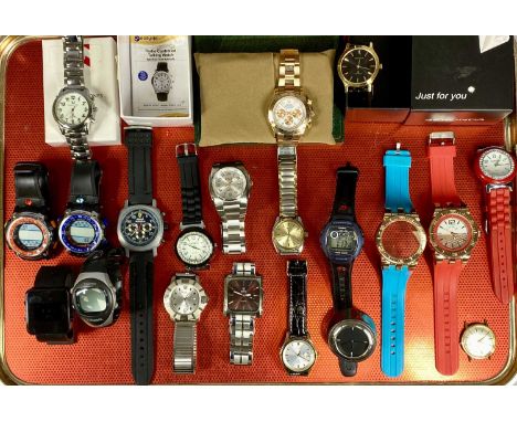 LADY'S & GENT'S FASHION WATCHES, makers include Casio, Geneva, Giorgie Valentian, Sekonda, Tavistock & Jones, Qbos and others