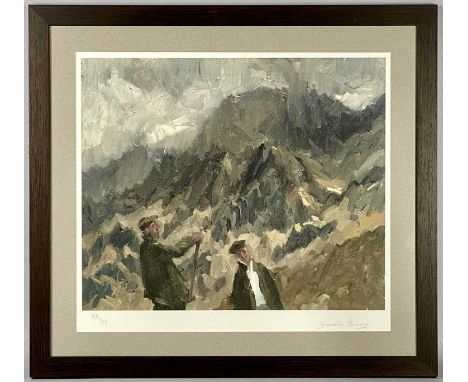 GARETH PARRY (Welsh b.1951) limited edition (I/XV) artist proof lithograph in colours - 'On The Way Up', signed and numbered 