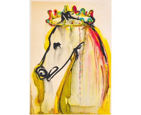 After Salvador Dali (1904-1989) Spanish "Le Cheval de Caligula" Signed and numbered 70/250, lithograph, together with a furth