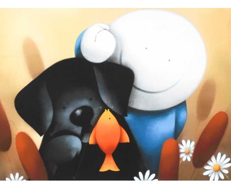 After Doug Hyde (b.1972) "What a Catch" Signed, inscribed and numbered 270/395, giclee print, 41cm by 55cm Sold together with