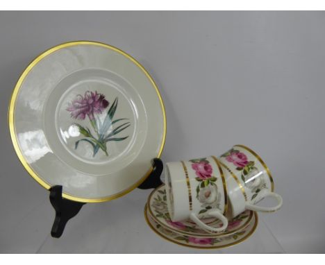 A Part Royal Worcester 'Royal Garden' Coffee Set, comprising six cups, six saucers, six cake plates with two Royal Worcester 