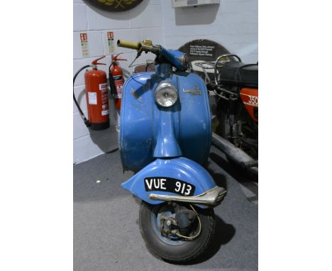 Lambretta LD150 Scooter VUE 913, first registration 11.3.57, recorded mileage 28,592.