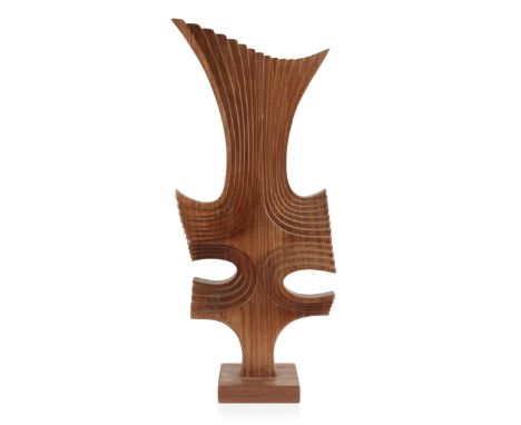 Brian Willsher (1930-2010)Sculpture, 1984TeakSigned in pencil to underside 'Brian Willsher, 1984'98cm high(ARR)Condition Repo