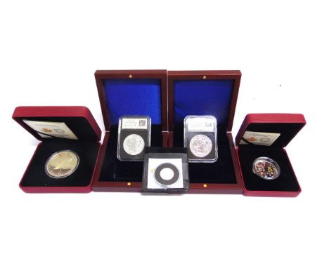 UNITED KINGDOM - ASSORTED SILVER COINAGE  comprising an Elizabeth II (1952-2022), silver Britannia 2 pounds, 2012 (.958, 32.4