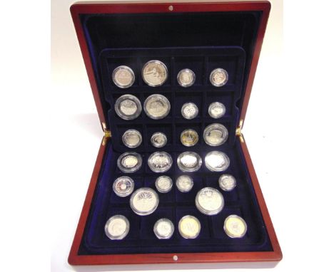 UNITED KINGDOM - ELIZABETH II (1952-2022), THE LONDON MINT OFFICE SILVER COMMEMORATIVE COLLECTION  comprising twenty-six coin