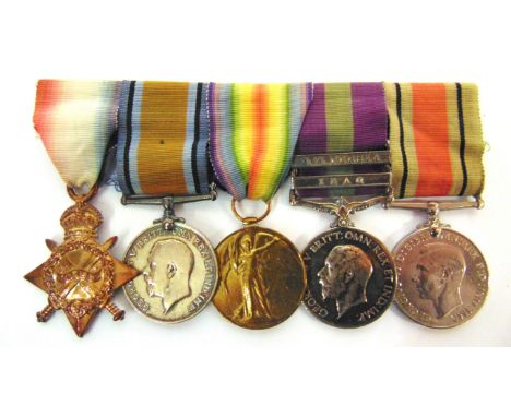 A GREAT WAR &amp; LATER GROUP OF FIVE MEDALS TO ACTING SERGEANT W.J. TOWNSEND, ROYAL BERKSHIRE REGIMENT  comprising the 1914-