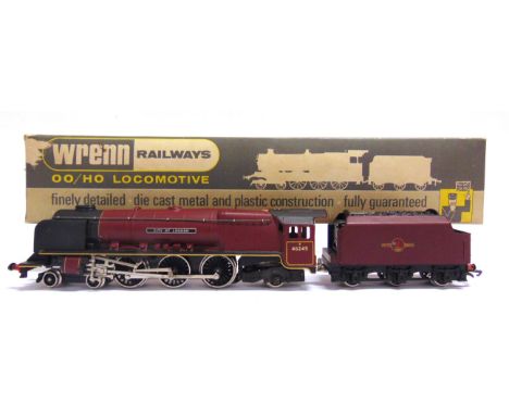 [OO GAUGE]. A WRENN NO.W2226, B.R. DUCHESS CLASS 4-6-2 TENDER LOCOMOTIVE 'CITY OF LONDON', 46245  lined maroon livery, boxed.