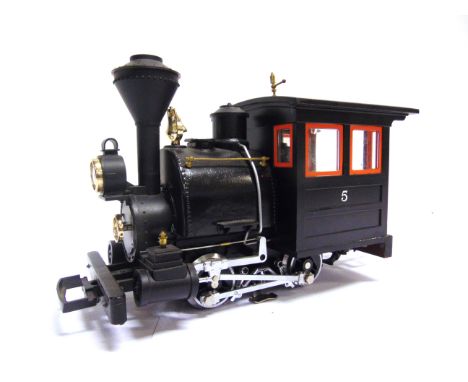 [G SCALE]. A MISCELLANEOUS COLLECTION  comprising an L.G.B. 0-4-0 tank locomotive, 5, black livery, unboxed; and seven assort