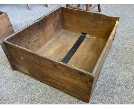 A 17TH CENTURY AND LATER OAK AND ELM BACON CUPBOARDWith a pair of double arch panel cupboards over four short drawers, 141cm 