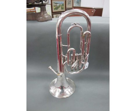 An Early XX Century Tuba/Euphonium, marked "Alliance, J.R. Lafleur &amp; Sons Ltd. London - Paris- New York, imported by Boos