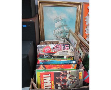 Football and Other Annuals, magazines, Sex Pistols Punk Rock special poster, Elvis Presley and other examples, stamp albums, 