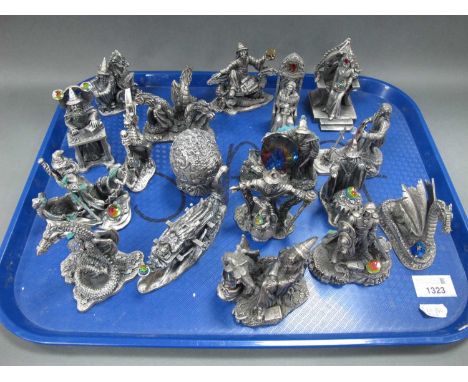 The Tudor Mint Myth and Magic Figurines:- One Tray (boxes).
