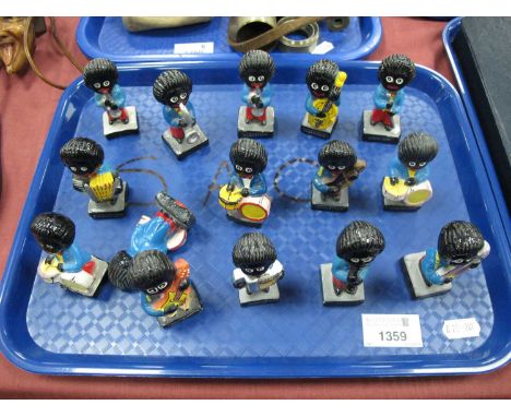 A Fifteen Piece Robertson Band Figures:- One TrayThese items are listed on the basis they are illustrative of a bygone cultur
