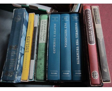 Folio Society Books - Pax Britannica, James Morris 3 vols, London Portrait of A City, compiled by Rodger Hudson, Journey Thro