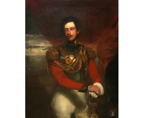 Nineteenth-century Scottish School, Portrait of Sir John Andrew Cathcart, Fifth Baronet of Carleton (1810-1878), oil on canva